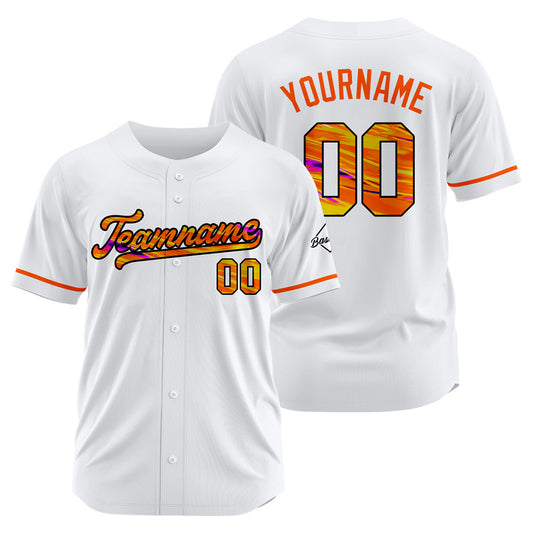 Benutzerdefinierte Authentisch Baseball Weiß