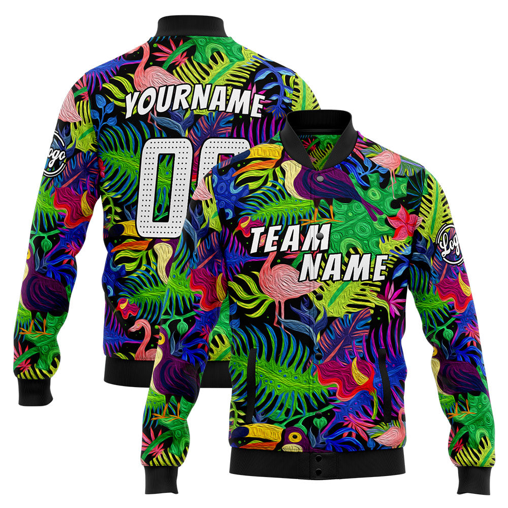 Personalisiert Benutzerdefiniert Jacke Anpassen Ihr Teamname, Logo und Nummer
