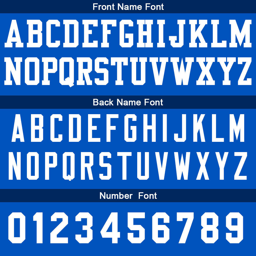 Benutzerdefinierte Basketball Jersey personalisiert genäht Name&Number&Logo Royal&Marine