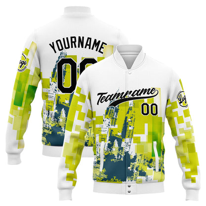 Personalisiert Benutzerdefiniert Jacke Anpassen Ihr Teamname, Logo und Nummer