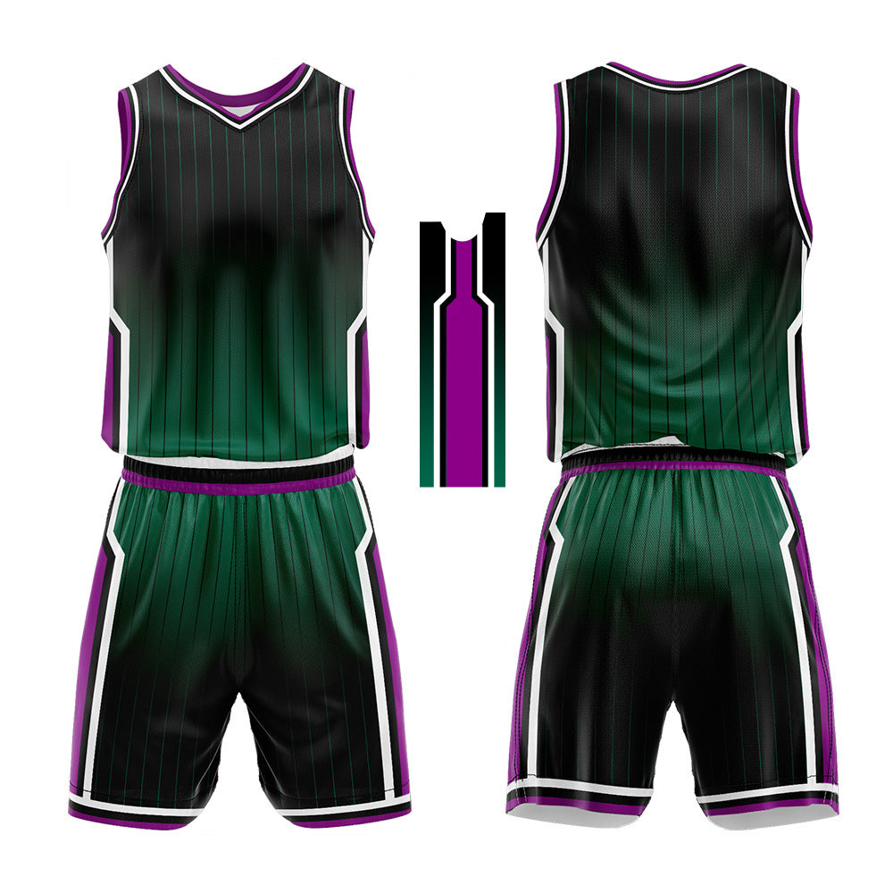 Benutzerdefinierter Basketball Jersey Uniform Anzug für Männer Frauen Mädchen Jungen gedruckt Ihr Logo Name Nummer