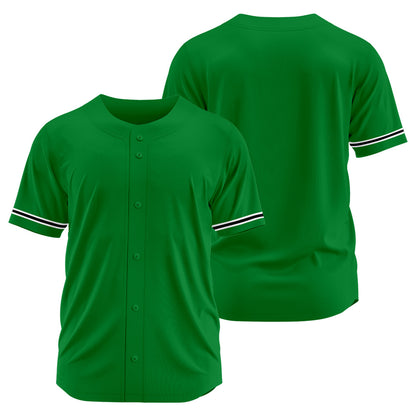 Benutzerdefinierte Authentisch Baseball-Trikot Grün Netz