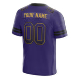 Benutzerdefinierte Authentisch Drift Mode Fußball Jersey Violett-Schwarz Gittergewebe