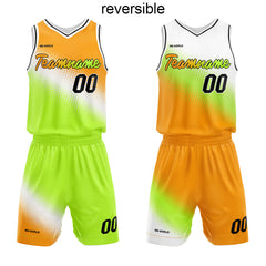 Benutzerdefinierter Reversible Basketballanzug für Erwachsene und Kinder Personalisiertes Trikot