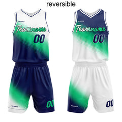 Benutzerdefinierter Reversible Basketballanzug für Erwachsene und Kinder Personalisiertes Trikot