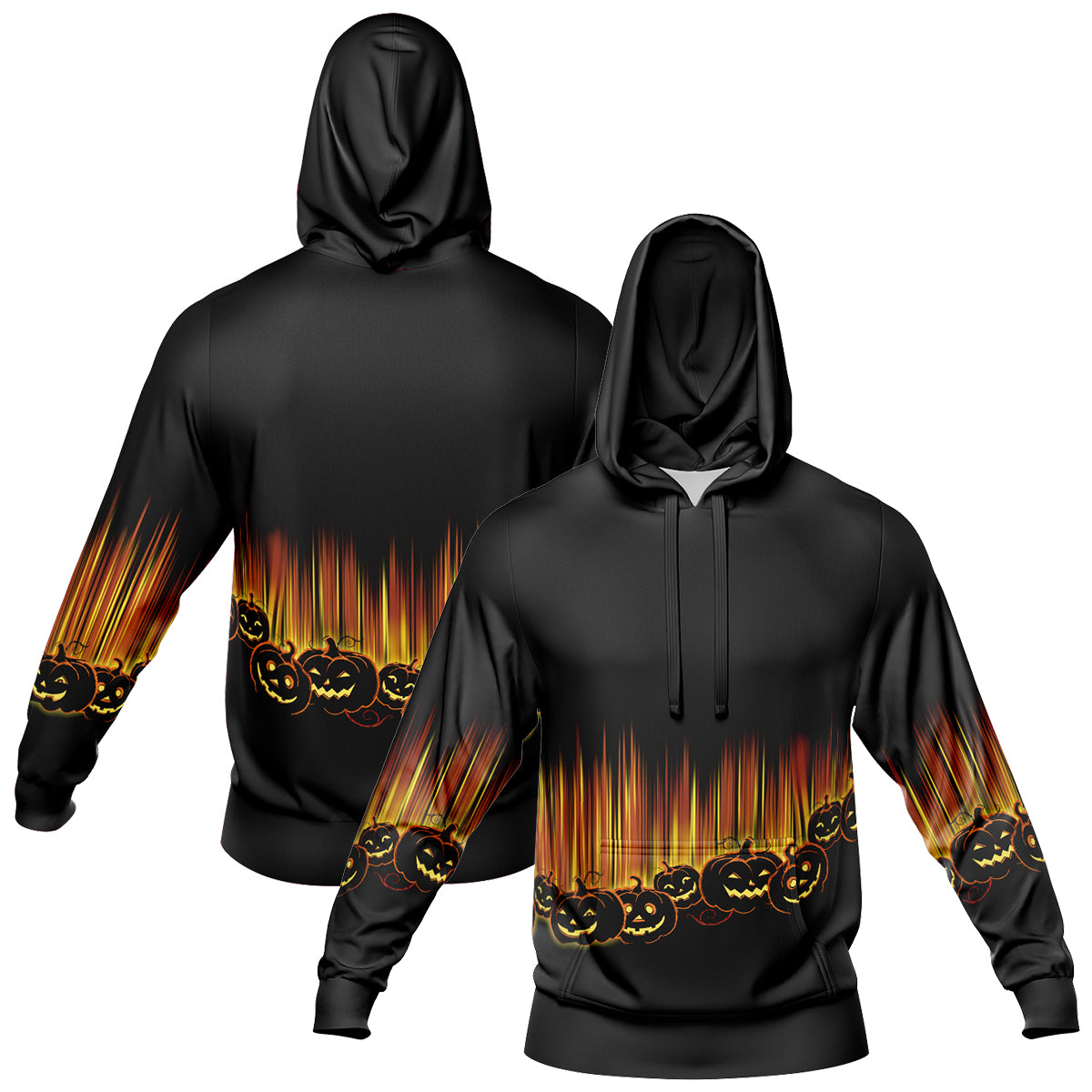 Benutzerdefinierter personalisierter Halloween-Hoodie für Halloween-Langarm-Sweatshirts für Erwachsene und Kinder, leichte, lässige Pullover-Oberteile
