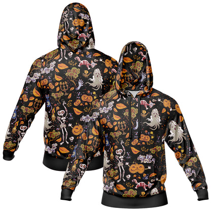 Benutzerdefinierter personalisierter Halloween-Hoodie für Halloween-Langarm-Sweatshirts für Erwachsene und Kinder, leichte, lässige Pullover-Oberteile