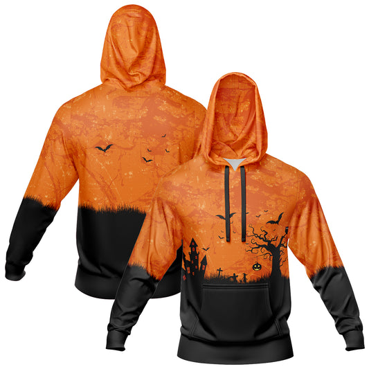 Benutzerdefinierter personalisierter Halloween-Hoodie für Halloween-Langarm-Sweatshirts für Erwachsene und Kinder, leichte, lässige Pullover-Oberteile