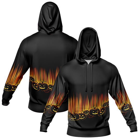 Benutzerdefinierter personalisierter Halloween-Hoodie für Halloween-Langarm-Sweatshirts für Erwachsene und Kinder, leichte, lässige Pullover-Oberteile