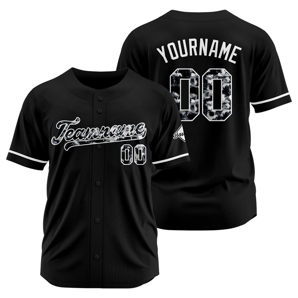 Benutzerdefinierte Authentisch Baseball Schwarz