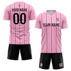 Benutzerdefinierte Fußball Trikots für Männer Frauen Personalisierte Fußball Uniformen für Erwachsene und Kind Rosa