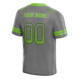 Benutzerdefinierte Authentisch Drift Mode Fußball Jersey Grau-Neon Grün Gittergewebe
