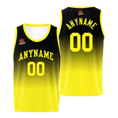 Benutzerdefinierte Basketball Jersey personalisiert genäht Name&Number&Logo Orange&Schwarz