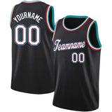 Benutzerdefinierte Authentisch Basketball Trikot Marine-Hellblau
