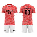 Benutzerdefinierte Fußball Trikots für Männer Frauen Personalisierte Fußball Uniformen für Erwachsene und Kind Rot-Weiß