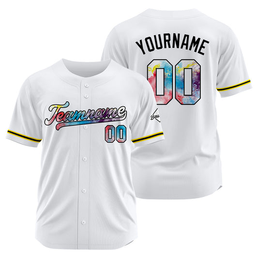 Benutzerdefinierte Authentisch Baseball Weiß