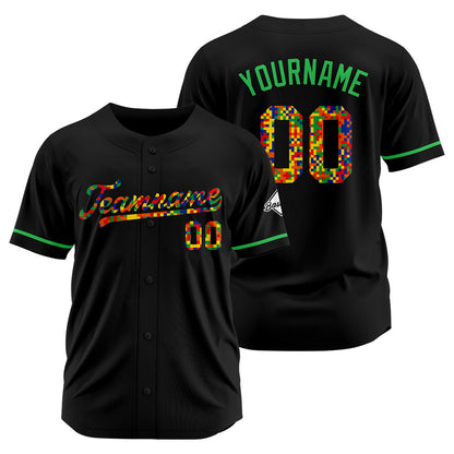 Benutzerdefinierte Authentisch Baseball Schwarz