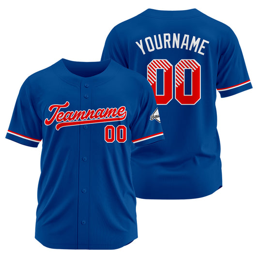 Benutzerdefinierte Authentisch Baseball-Trikot  königlich Netz
