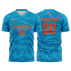 Benutzerdefinierte Fußball Trikots für Männer Frauen Personalisierte Fußball Uniformen für Erwachsene und Kind Blau-Marine