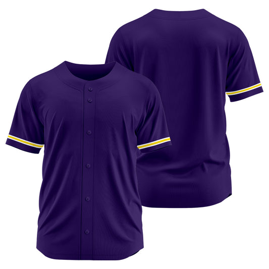 Benutzerdefinierte Authentisch Baseball-Trikot Lila Netz