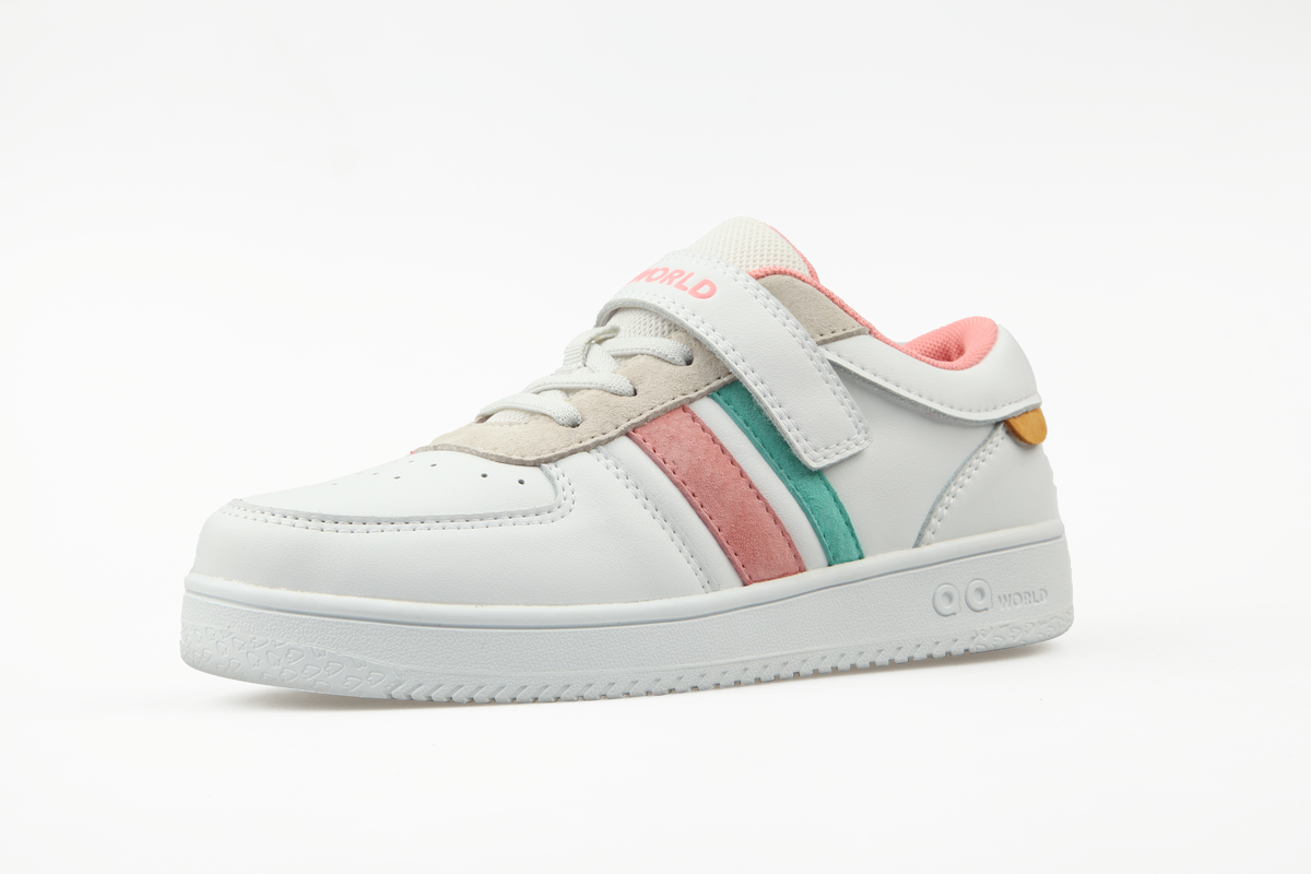 QQ.WORLD Weiße All-Match-Schuhe für große Kinder weiße Turnschuhe QD0402