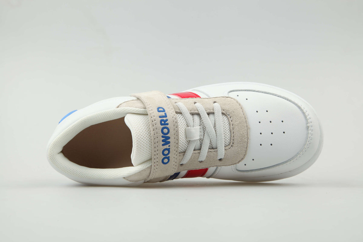 QQ.WORLD Weiße All-Match-Schuhe für große Kinder weiße Turnschuhe QD0402