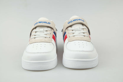 QQ.WORLD Weiße All-Match-Schuhe für große Kinder weiße Turnschuhe QD0402
