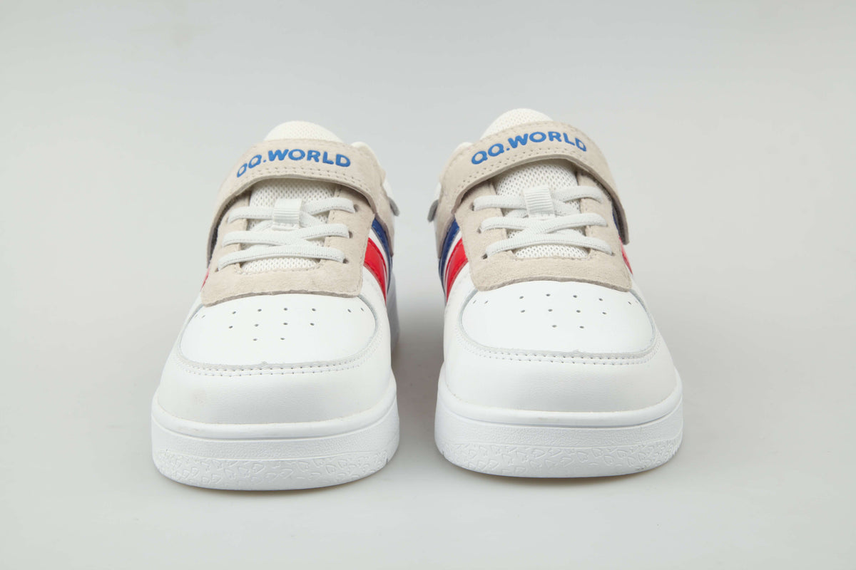 QQ.WORLD Weiße All-Match-Schuhe für große Kinder weiße Turnschuhe QD0402