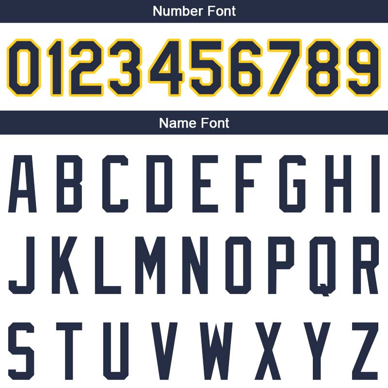 Benutzerdefinierte Authentisch  Basketball Trikot Weiß-Marine-Gelb