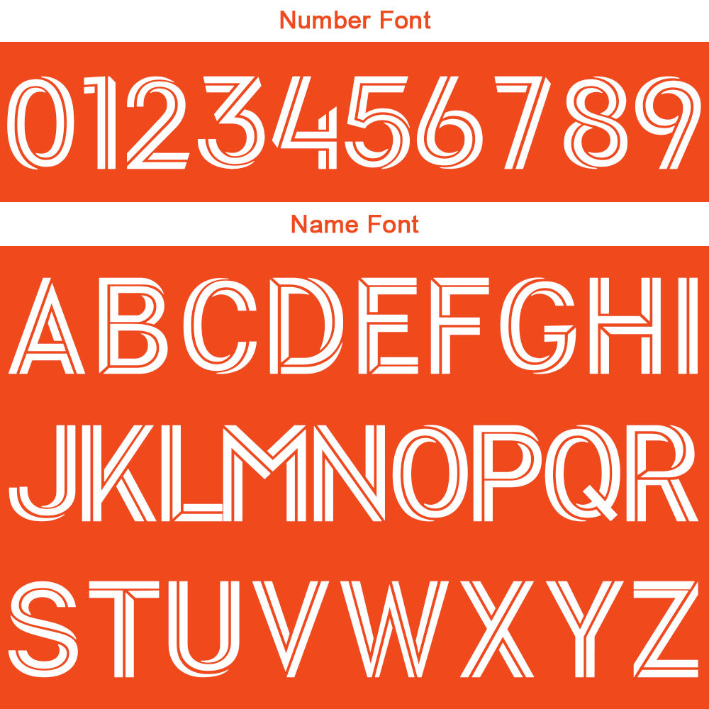 Benutzerdefinierte Fußballuniform Jersey Kinder Erwachsene Personalisiertes Set Jersey Shirt Orange
