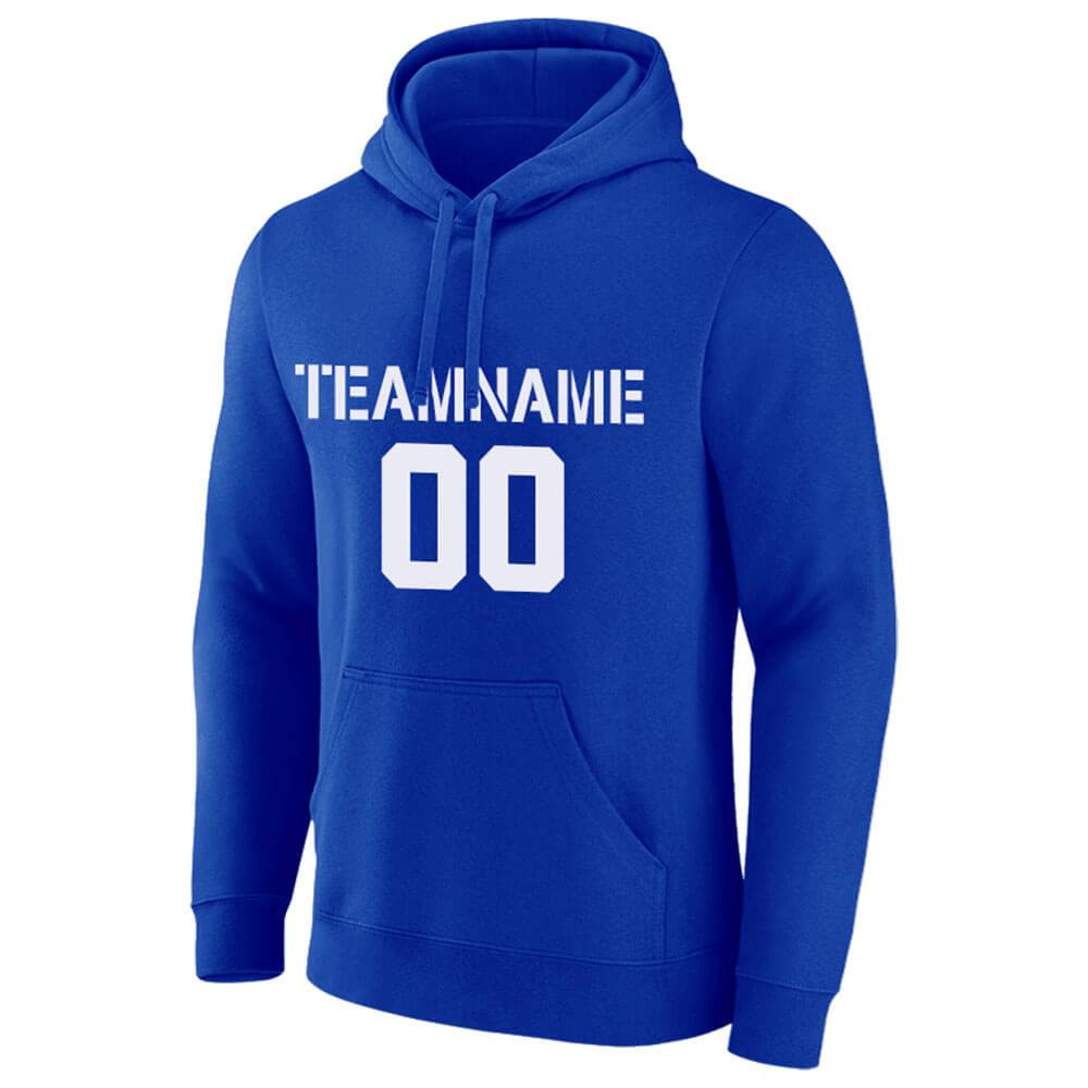 Benutzerdefinierte Authentisch Sweatshirt-Kapuzenpulli Schwarz-Hellblau-Rosa