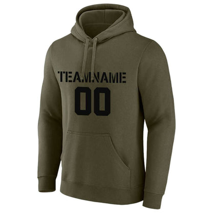 Benutzerdefinierte Authentisch Sweatshirt-Kapuzenpulli Marine-Weiß-Orange