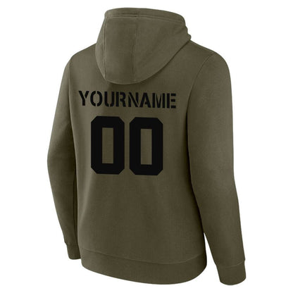 Benutzerdefinierte Authentisch Sweatshirt-Kapuzenpulli Marine-Weiß-Orange