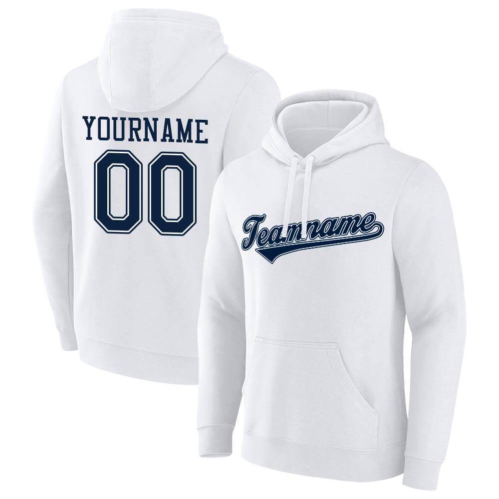 Benutzerdefinierte Authentisch Sweatshirt-Kapuzenpulli Gelb-Violett-Weiß