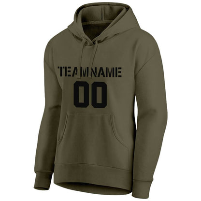 Benutzerdefinierte Authentisch Sweatshirt-Kapuzenpulli Marine-Weiß-Orange