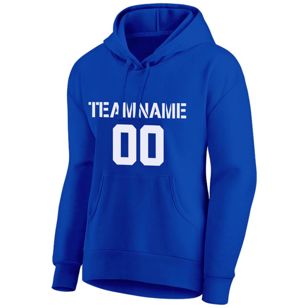 Benutzerdefinierte Authentisch Sweatshirt-Kapuzenpulli Schwarz-Hellblau-Rosa