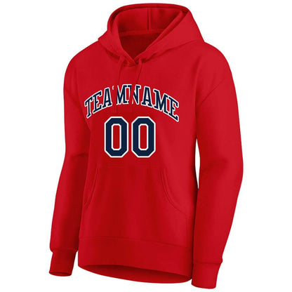 Benutzerdefinierte Authentisch Sweatshirt-Kapuzenpulli Grau-Marine-Weiß