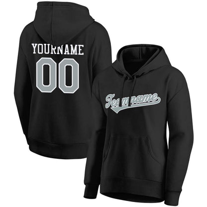 Benutzerdefinierte Authentisch Sweatshirt-Kapuzenpulli Marine-Weiß