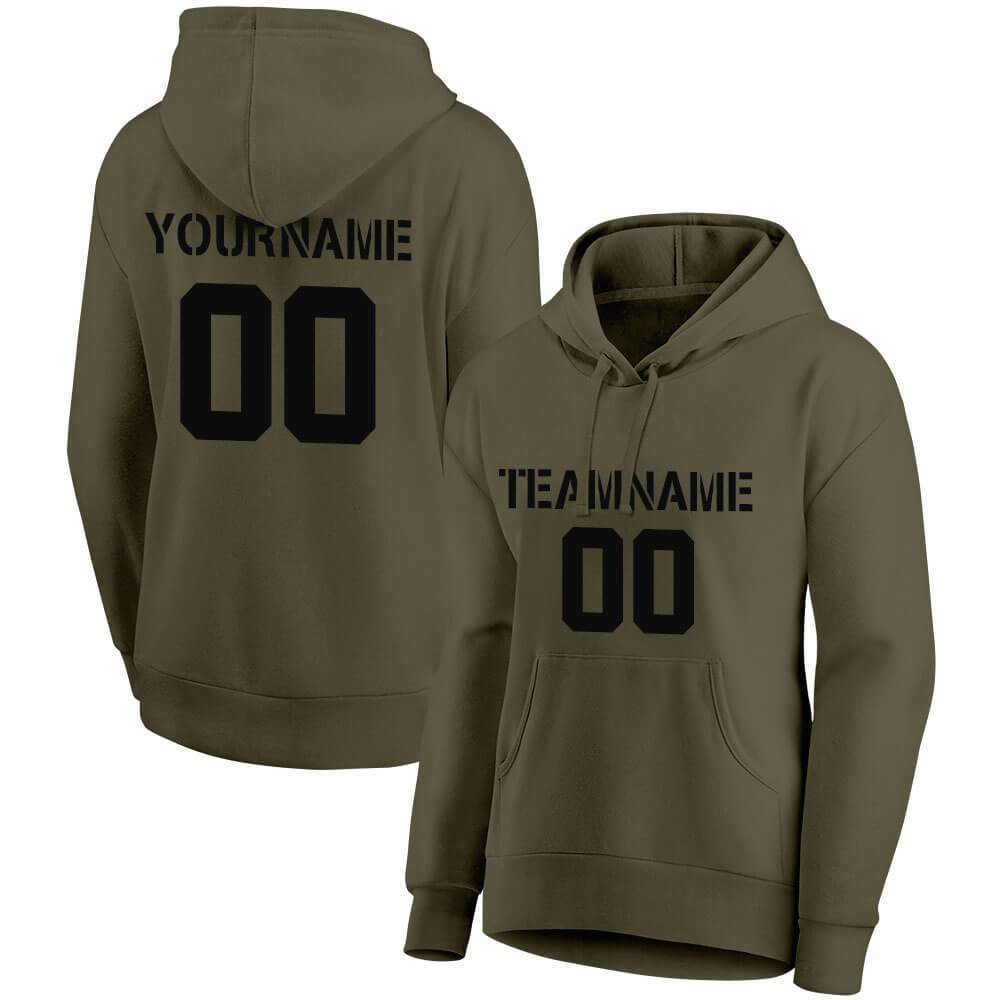 Benutzerdefinierte Authentisch Sweatshirt-Kapuzenpulli Marine-Weiß-Orange
