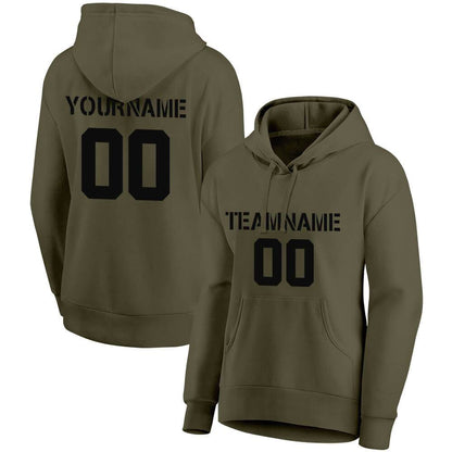 Benutzerdefinierte Authentisch Sweatshirt-Kapuzenpulli Marine-Weiß-Orange